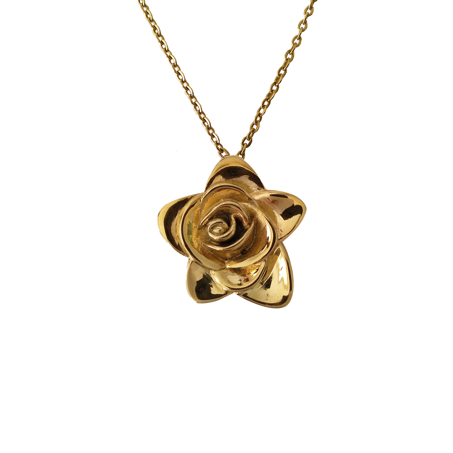 Pillar Bar Necklace - Rose Gold Plated - Oak & Luna